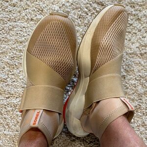 Sorel Men's Beige and Cream Slip-On Sneakers